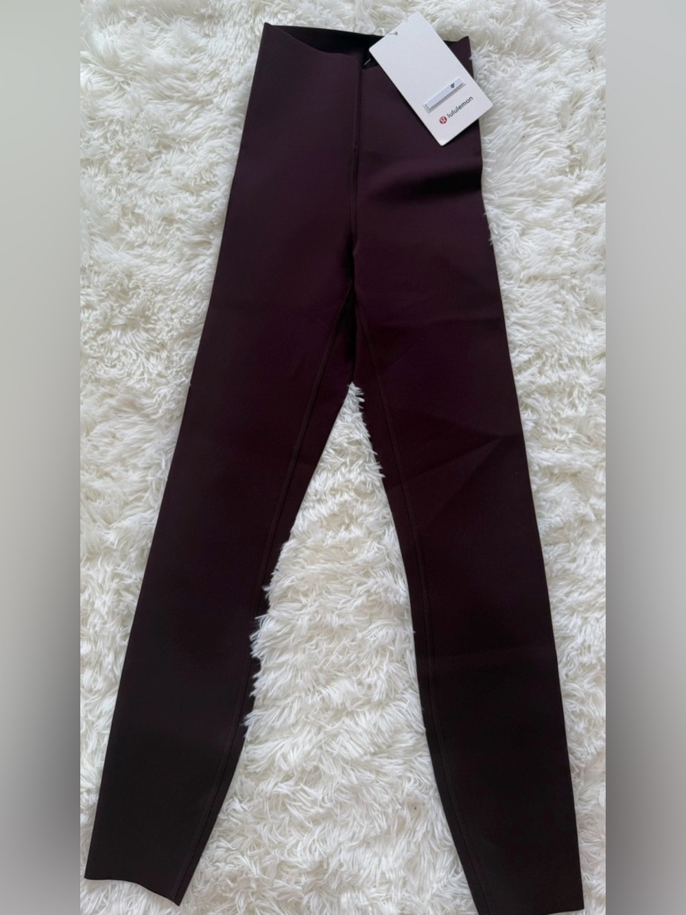 Lululemon Glow Up Super High Rise Tight 25” NWT Burgundy Leggings Size 0